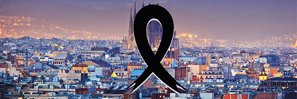 Minuto de silencio en memoria de las víctimas del ataque terrorista ocurrido en Barcelona