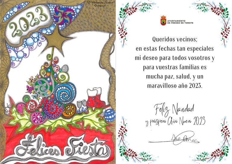 Feliz Navidad de parte del Ayuntamiento de Fresno de Torote