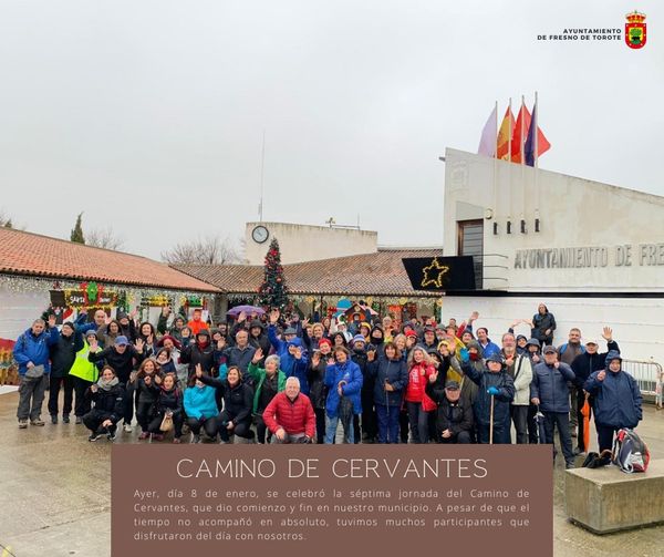 8 de enero: Camino de Cervantes en Serracines.