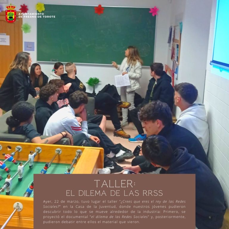 22 de marzo: El dilema de las Redes Sociales (Juventud)