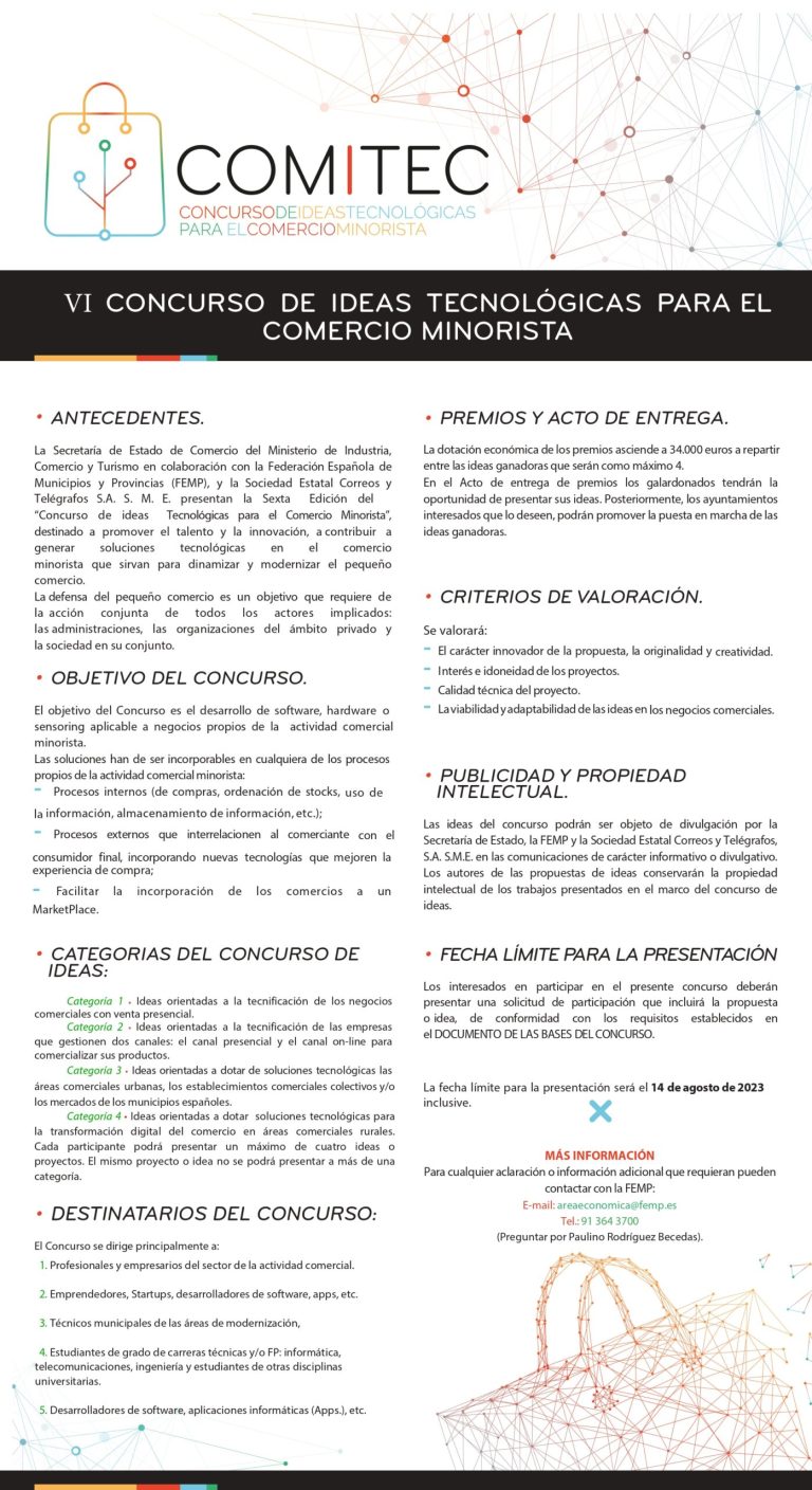 Concurso de ideas Tecnológicas para el Comercio Minorista