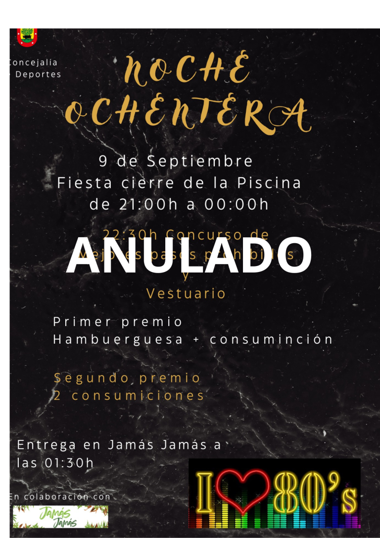 FIESTA OCHENTERA CIERRE DE PISCINA