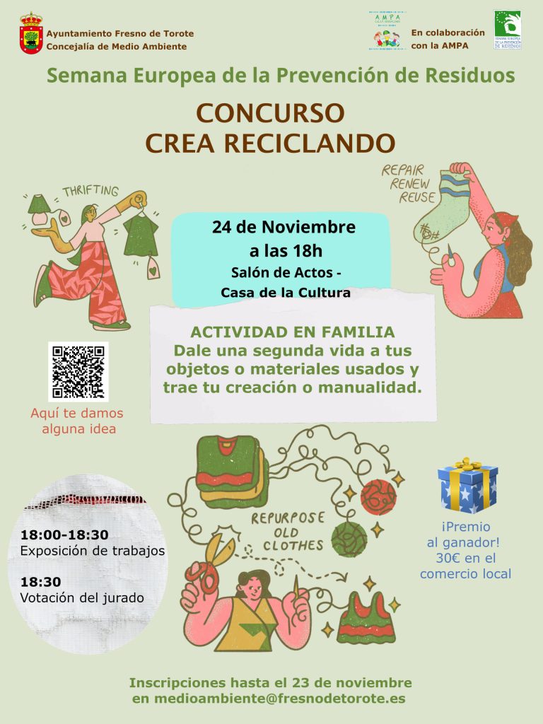 Este viernes en la Casa de la Cultura – I Concurso Crea Reciclando