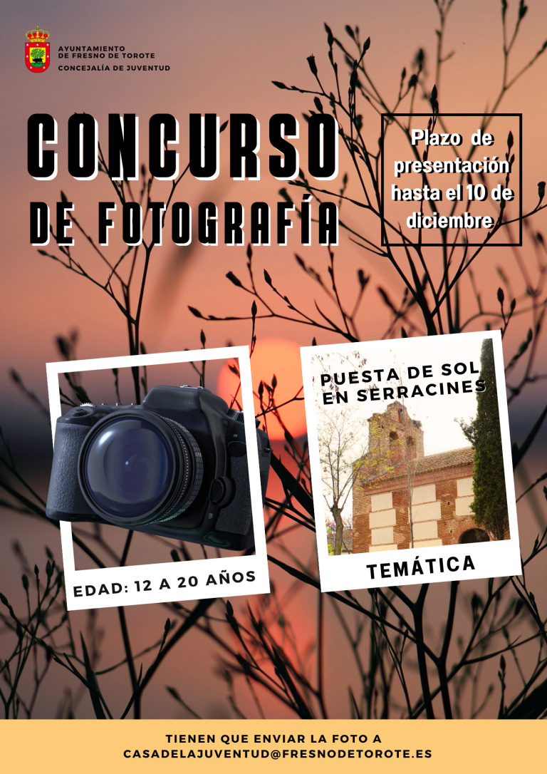 Concurso de Fotografía – Plazo hasta el 10 DIC