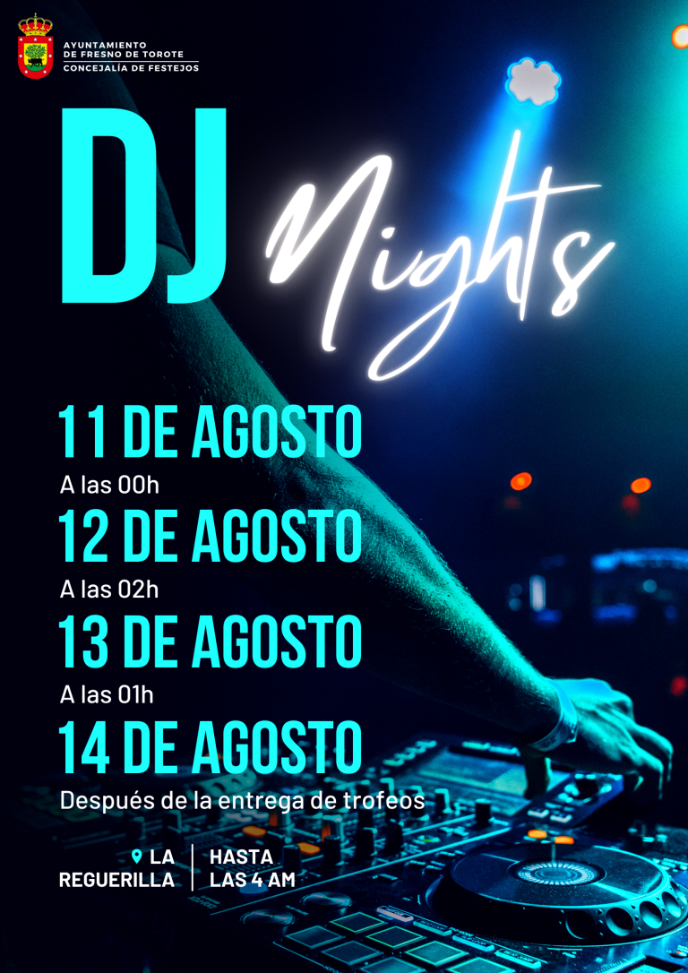 DJs: Horarios