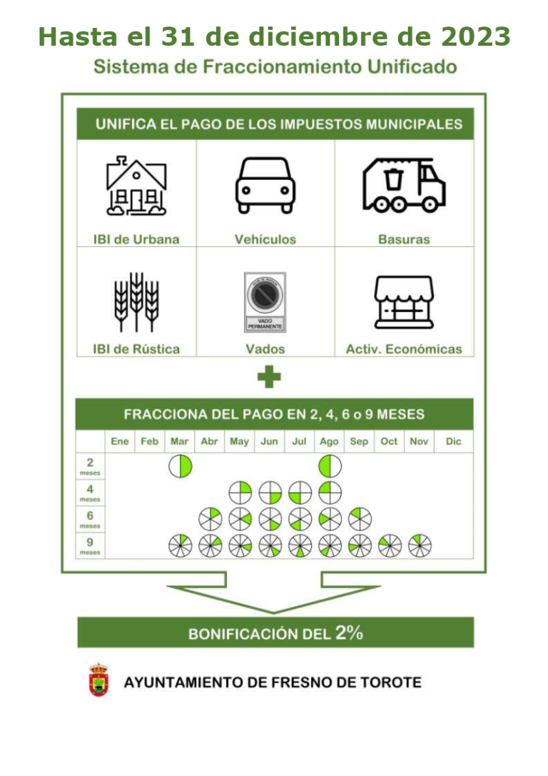 Recuerda – Puedes fraccionar el pago de impuestos municipales hasta el 31 de diciembre de 2023
