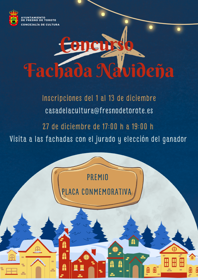 Concurso Fachada Navideña – Inscripciones hasta el 13 DIC