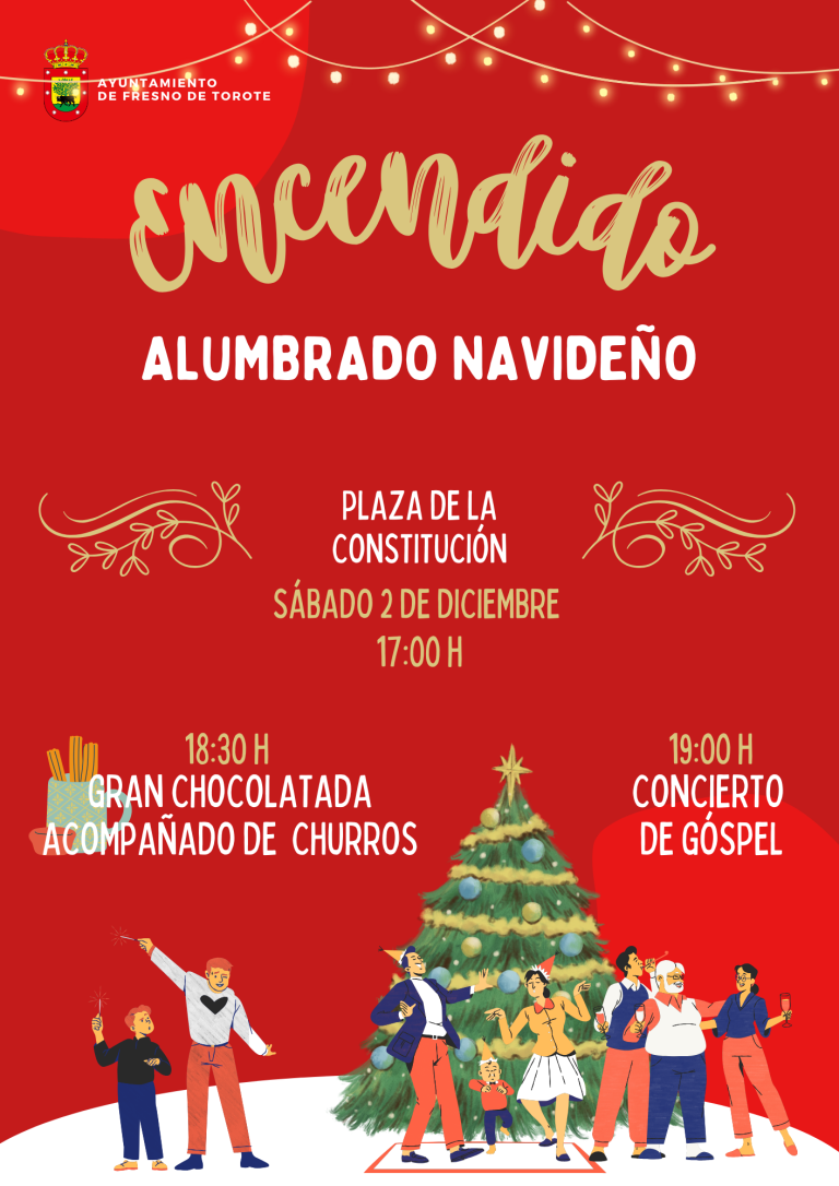 Este sábado 2 DIC – Encendido Alumbrado Navideño 17h