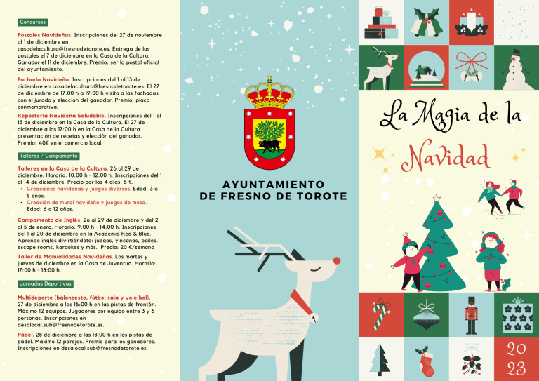 Programa Navidad 2023 – La Magia de Navidad llega a Fresno de Torote