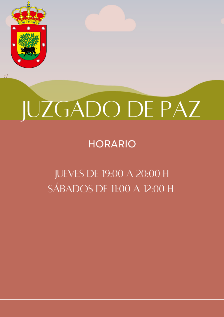 HORARIO JUZGADO DE PAZ
