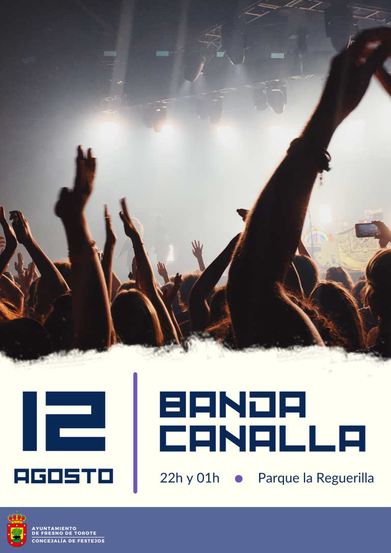 Banda Canalla: 12 de agosto a las 22h