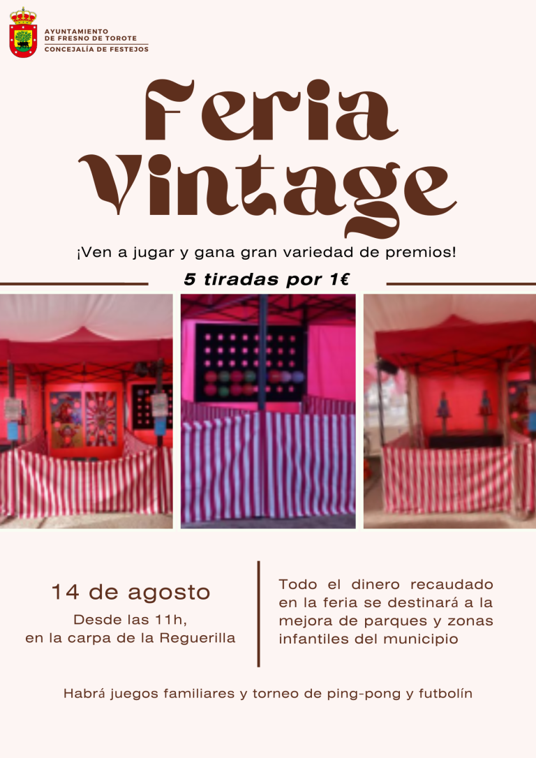 Feria vintage: Juegos familiares y torneos