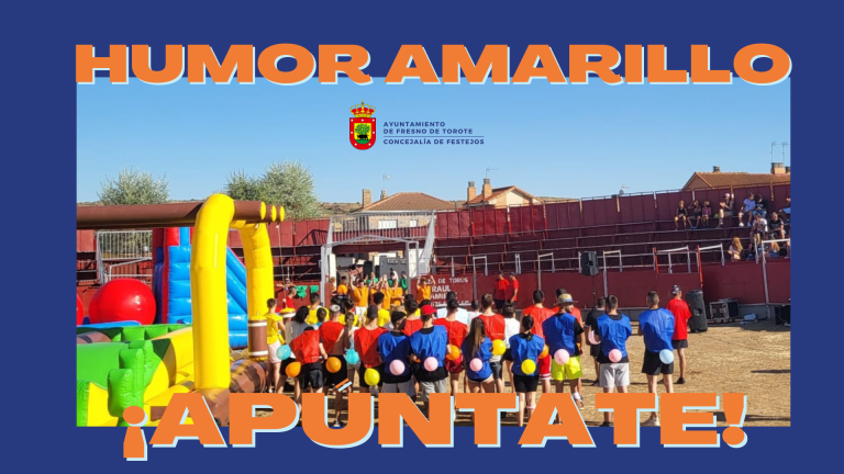 Recordatorio: Inscripciones para humor amarillo.