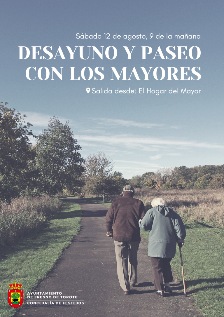 Paseo y desayuno con los mayores: 12 de agosto