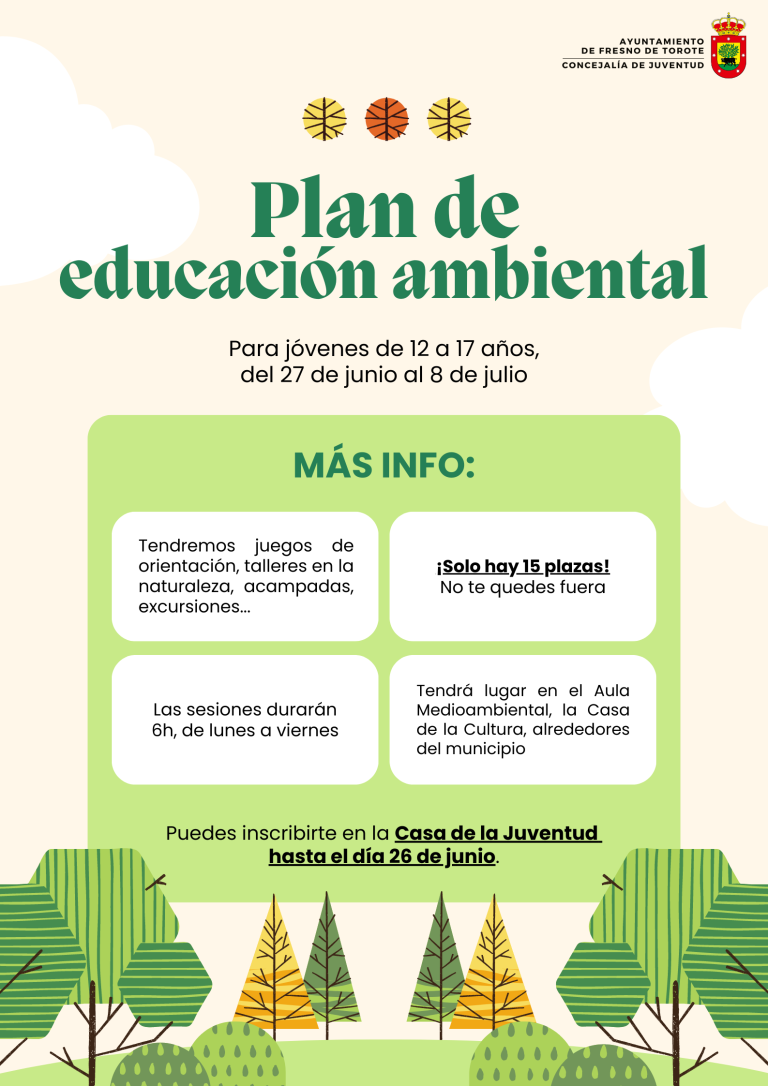 Plan de educación ambiental: De 12 a 17 años
