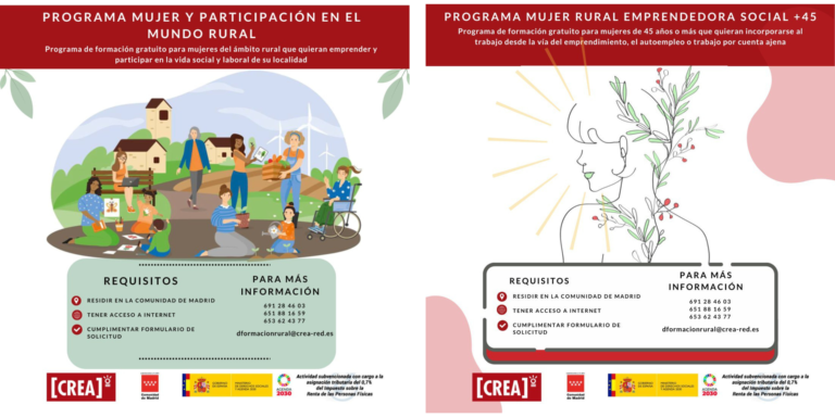 🌾 PROGRAMAS DE FORMACIÓN GRATUITOS EN EL MUNDO RURAL – COMUNIDAD DE MADRID 🌾