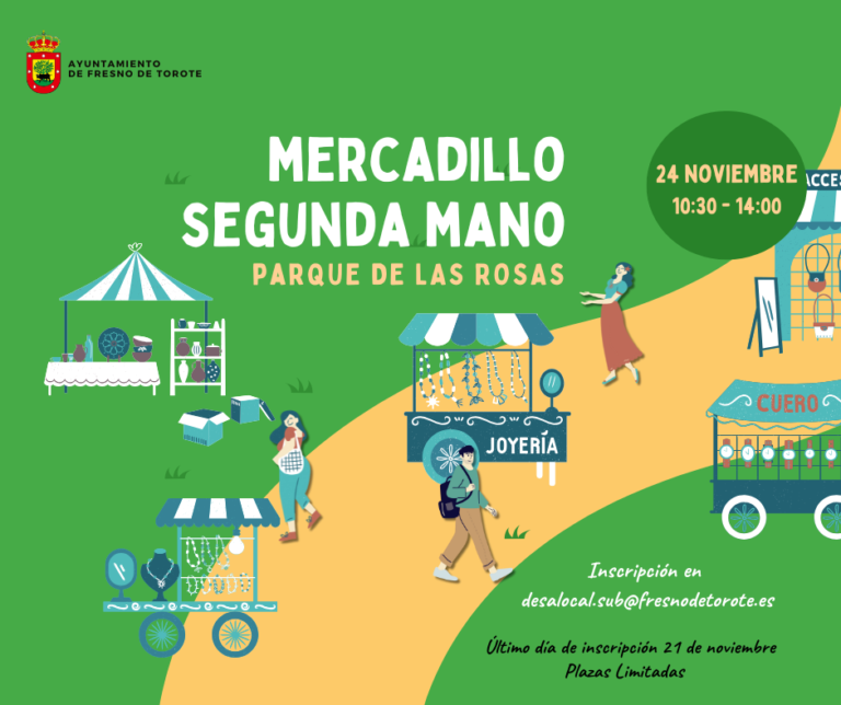 🛍️ ¡Mercadillo de Segunda Mano en Fresno de Torote! 🌼