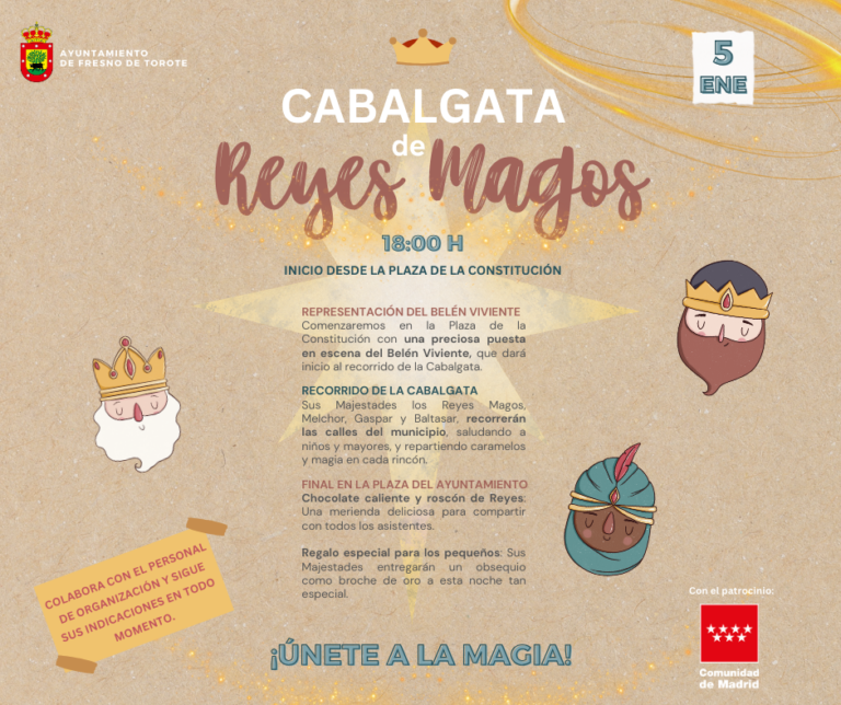 🐪🌟 Cabalgata de Reyes – 5 de enero 🌟🐪