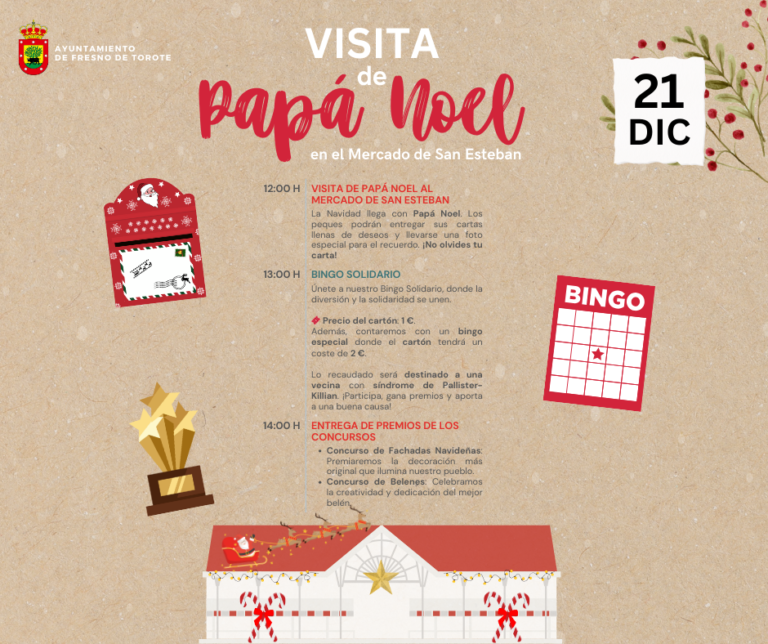 🎄✨ ¡Te esperamos este 21 de diciembre en el Mercado de San Esteban para celebrar la Navidad!