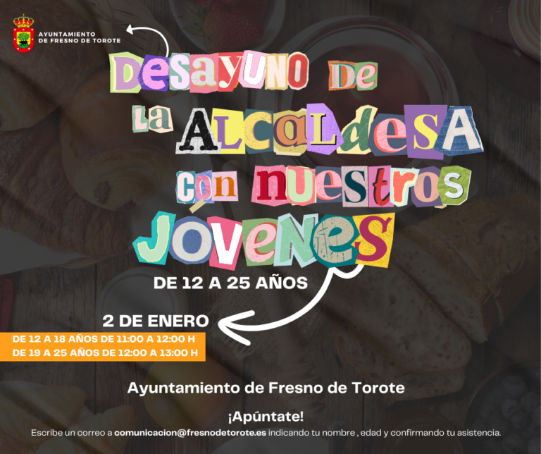 🍴✨ Desayuno de la alcaldesa con los jóvenes ✨🍴
