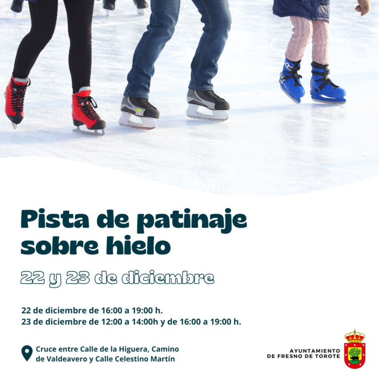 ❄️⛸ ¡Disfruta de la Pista de Patinaje sobre Hielo en Fresno de Torote! ⛸❄️