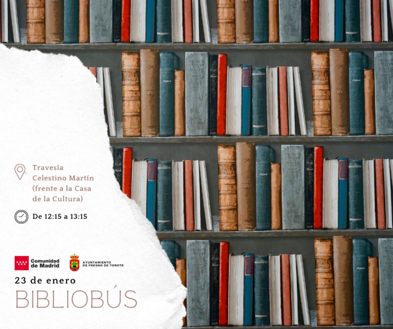 📚 ¡El Bibliobús tiene su segunda parada en Fresno de Torote este mes! 🚐✨
