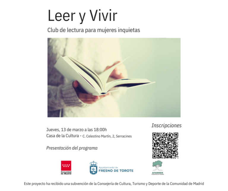 📖💡 ¡Llega «Leer y Vivir»! Un club de lectura para mujeres inquietas 💡📖