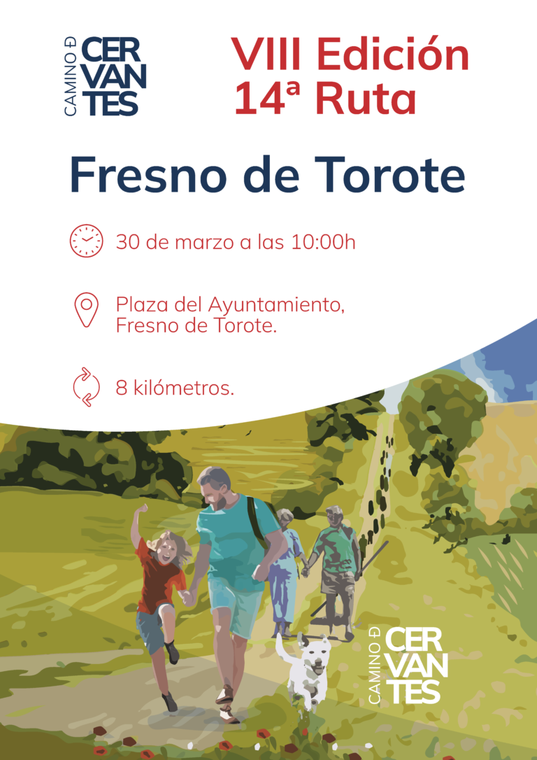 El Ayuntamiento anima a los vecinos a participar en el Camino de Cervantes