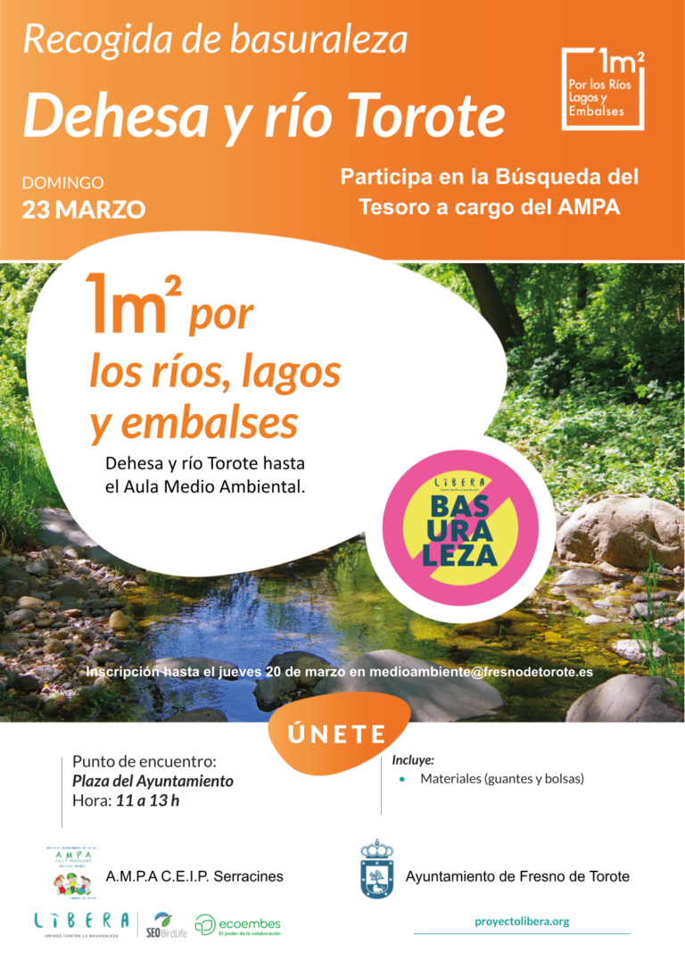 Fresno de Torote organiza otra recogida de Basuraleza y acoge una búsqueda del tesoro para los más pequeños durante la jornada