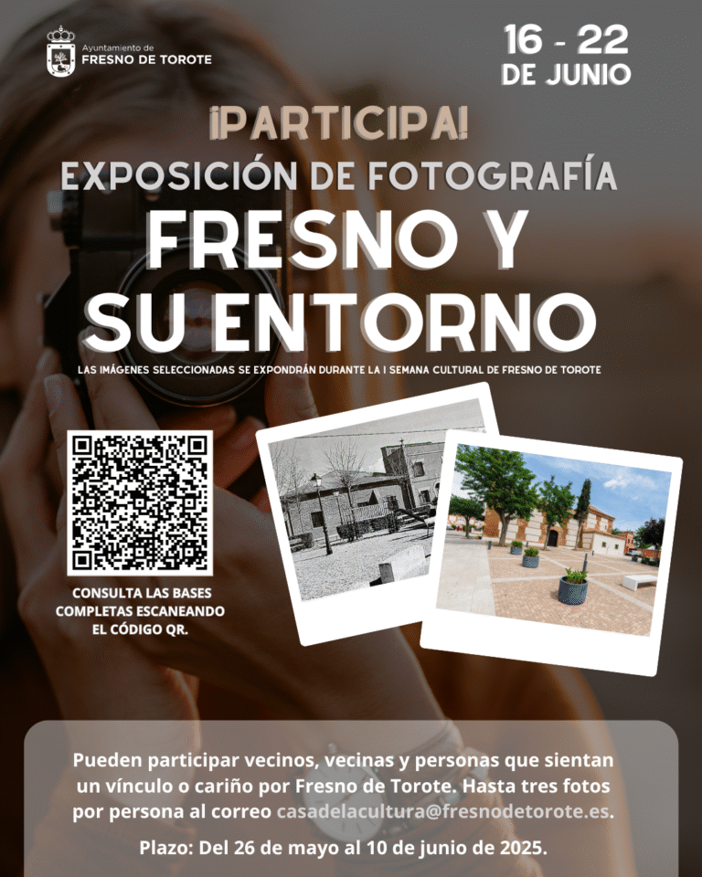 El Ayuntamiento invita a los vecinos a participar en una exposición fotográfica sobre Fresno de Torote
