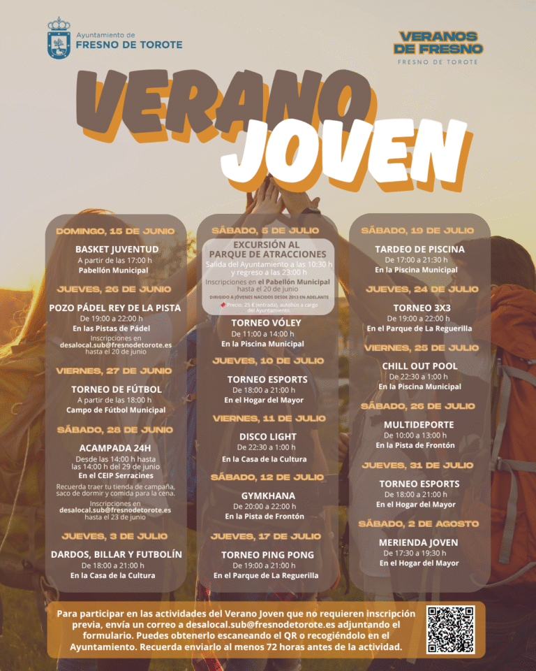 Deporte, acampada, excursión al Parque de Atracciones o torneos de esports en la programación del verano para los jóvenes