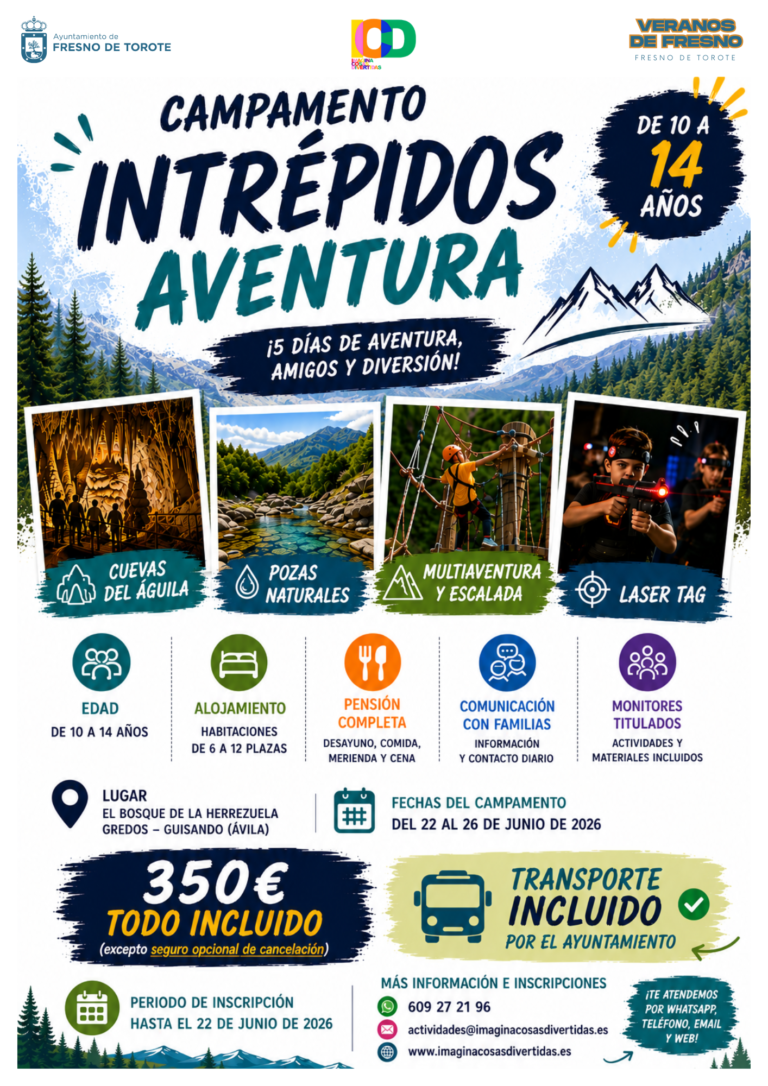 ¡Seguimos avanzando para ofrecer más oportunidades, experiencias y actividades de calidad a nuestros niños y jóvenes en Fresno de Torote!