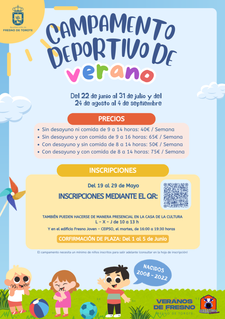 Campamento Deportivo de Verano 2026